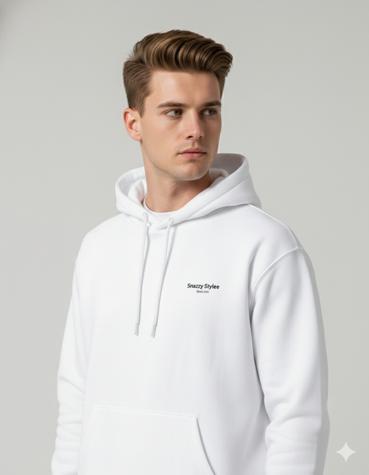 Premium White Hoodie